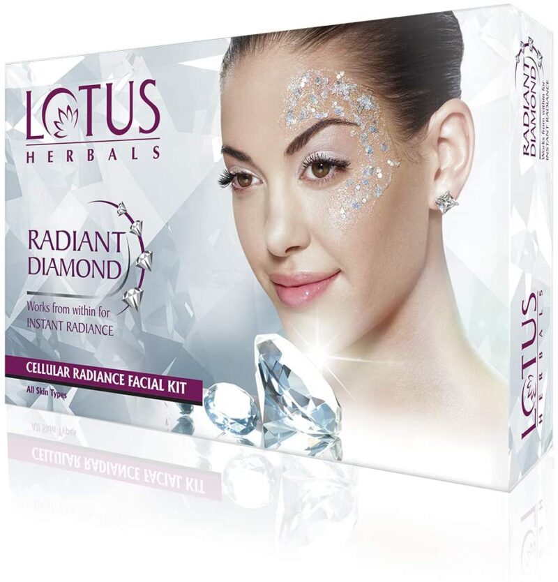 Lotus Herbals Radiant Diamond Facial Kit, 170GM
