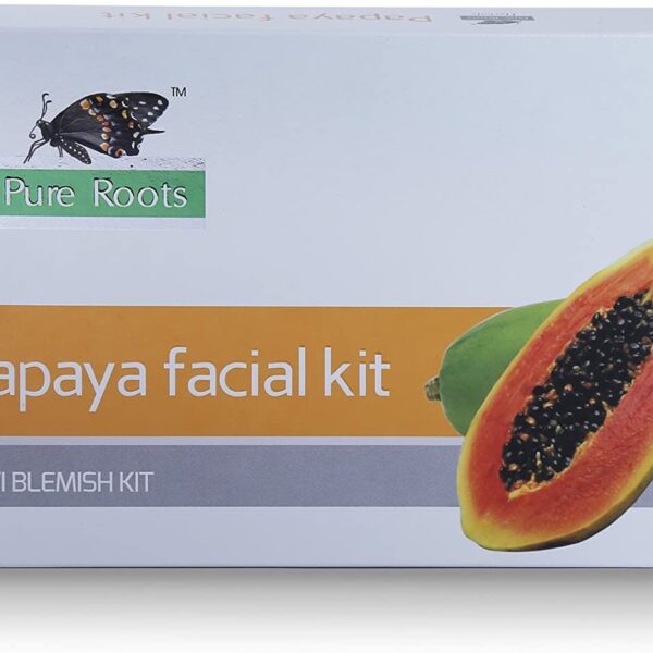 Pure Roots Herrbals Papaya Facial Kit 80+20 gm with free protein shampoo??(100 g)